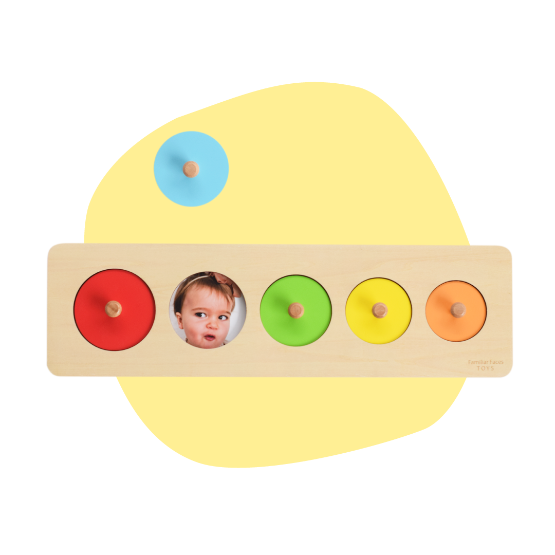 Peekaboo Puzzle Circles - Insert Your Own Pictures