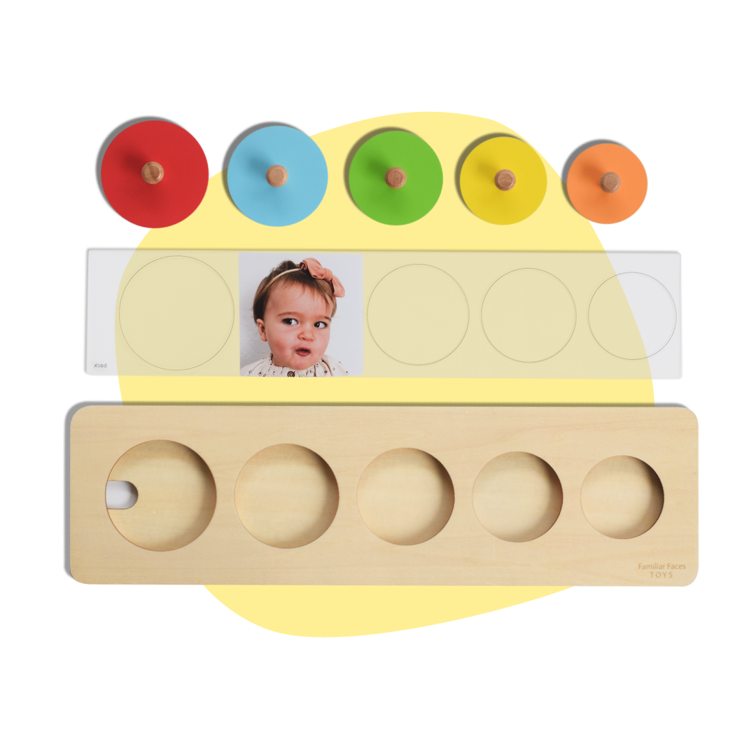 Peekaboo Puzzle Circles - Insert Your Own Pictures
