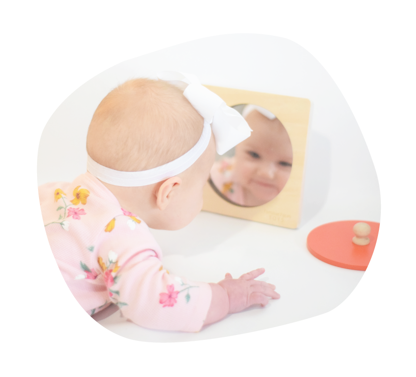 Mirror Peekaboo Knob Puzzle