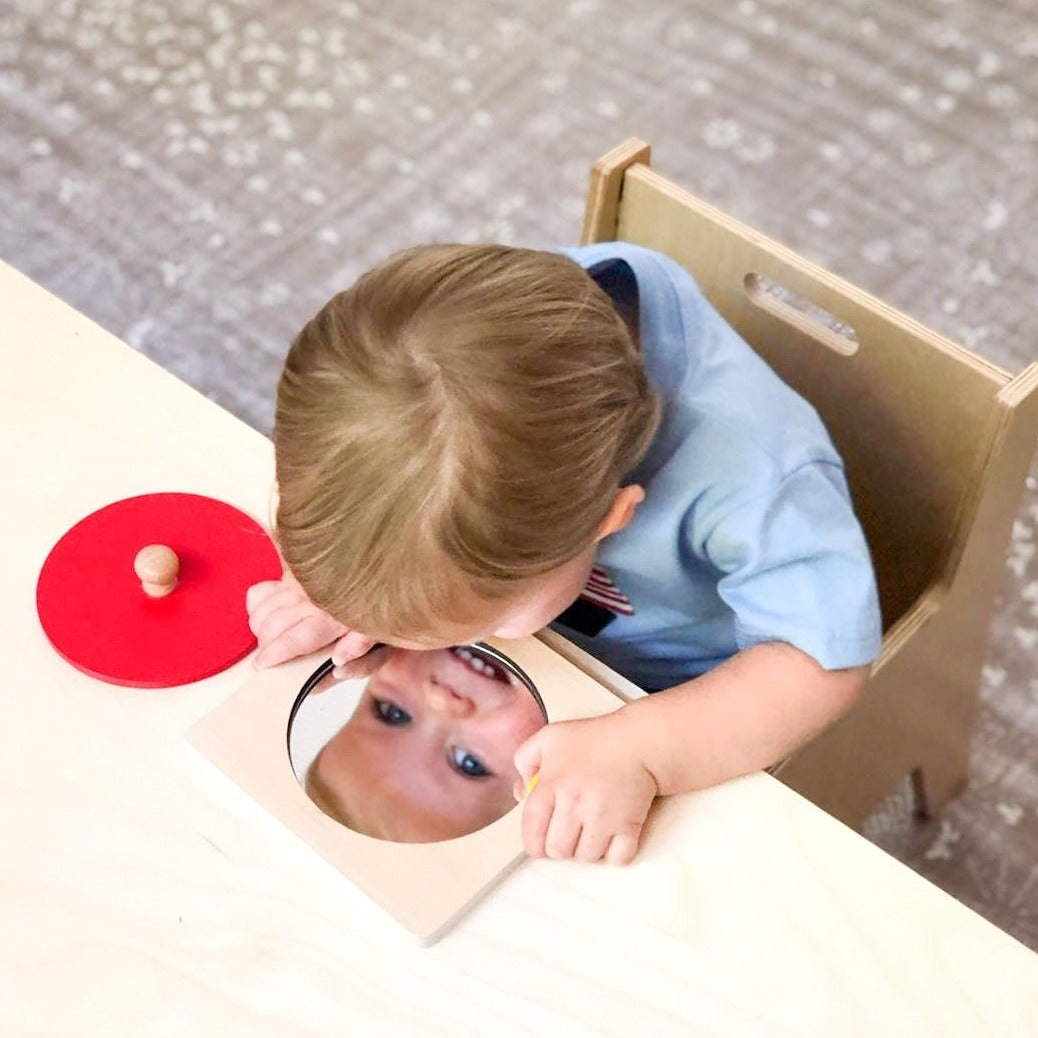 Mirror Peekaboo Knob Puzzle